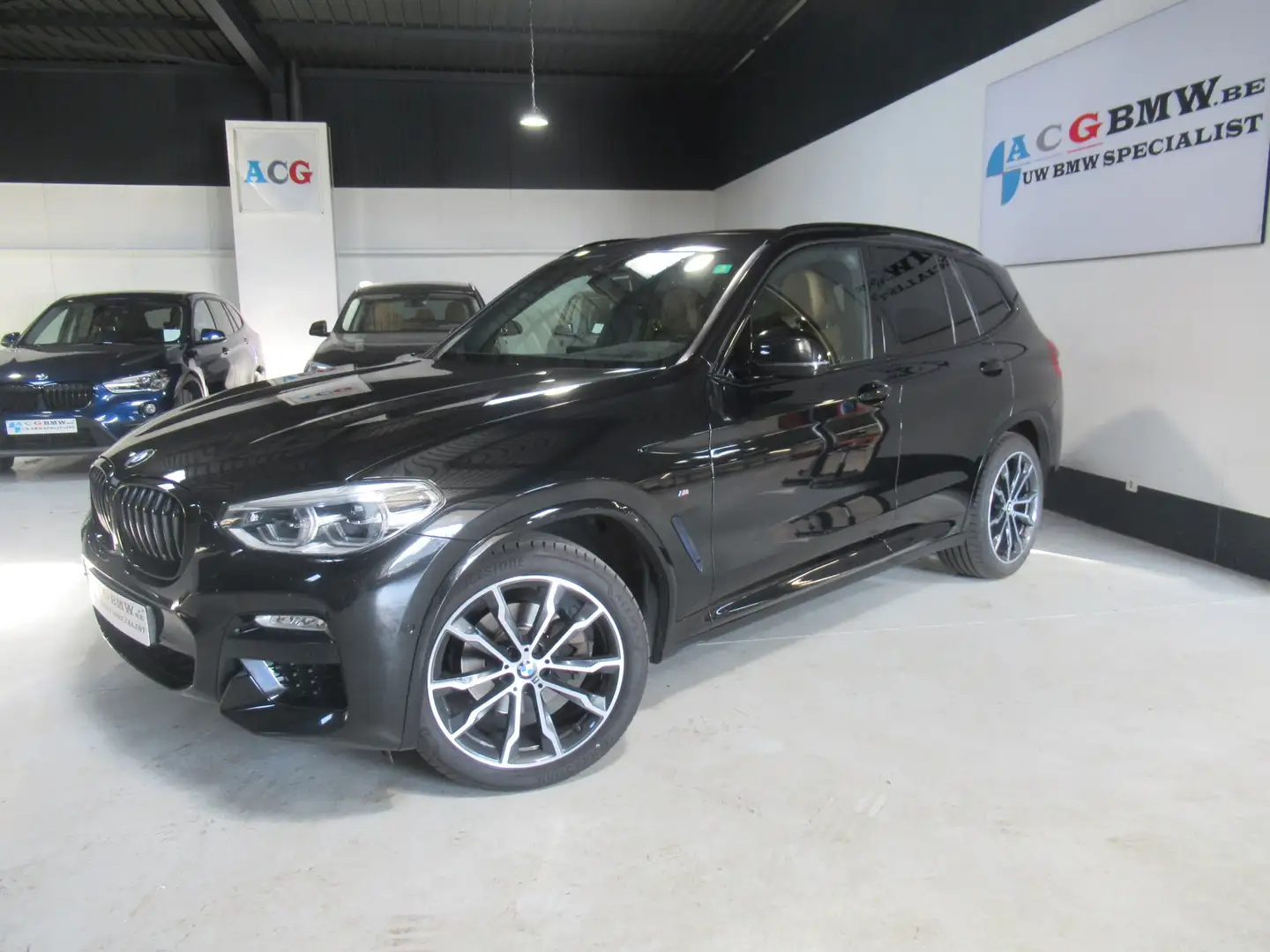 BMW X3 20D M SPORT 1e EIG FULL HIST PANO CAMERA LEDER NAV Zwart - 2