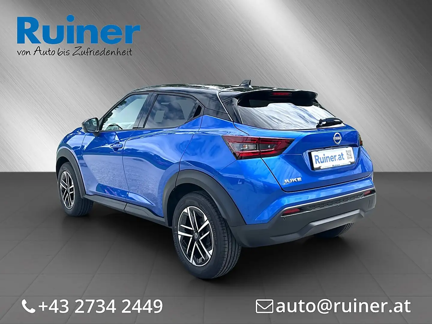 Nissan Juke 1,0 DIG-T N-Connecta Plus Blau - 2