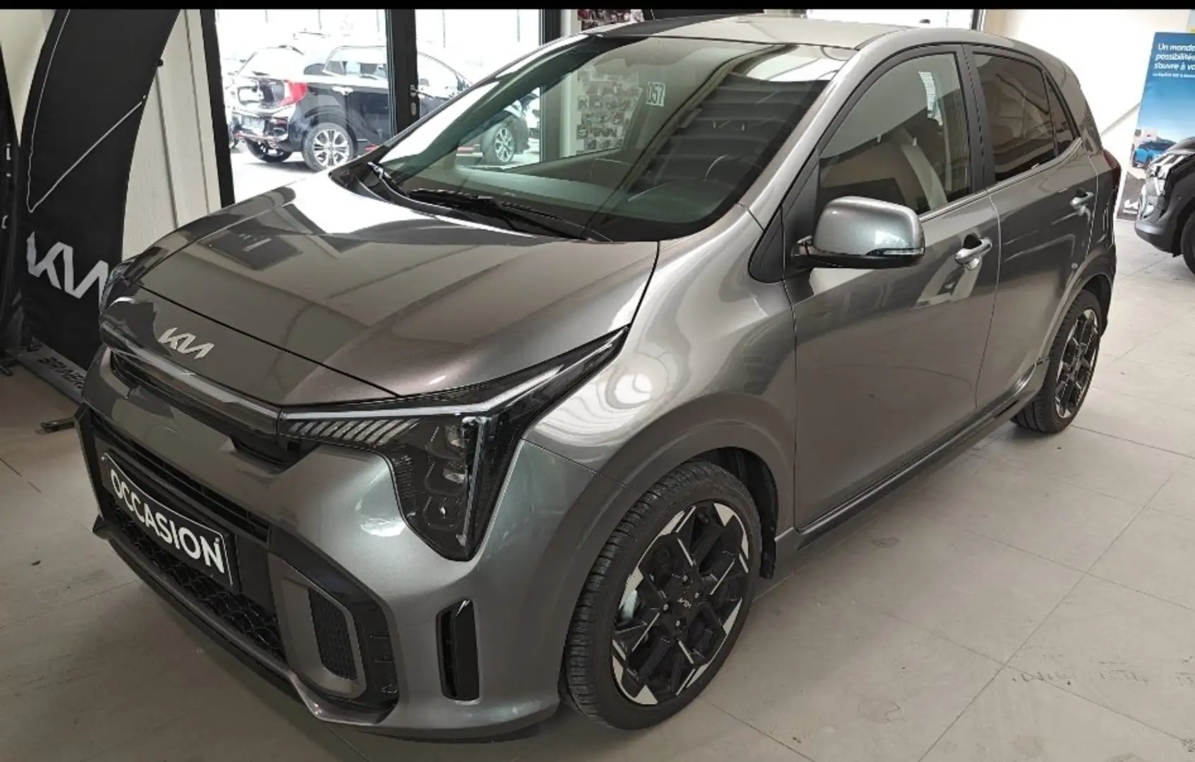 Kia Picanto Picanto 1.2i MPI GT Line  AMT ISG Gris - 1