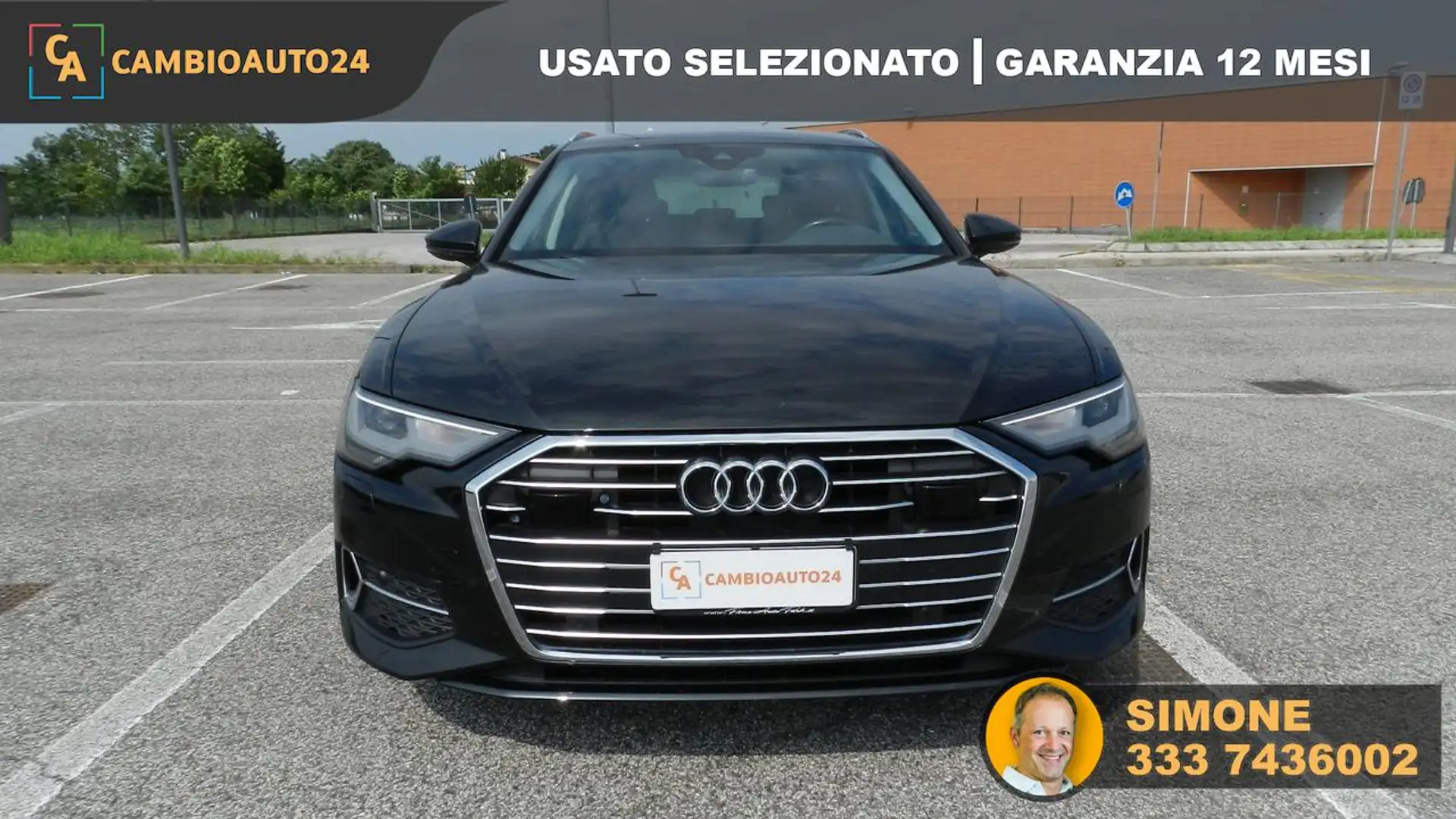 Audi A6 Avant 40 2.0 TDI S tronic Business Sport+Pelle Zwart - 1