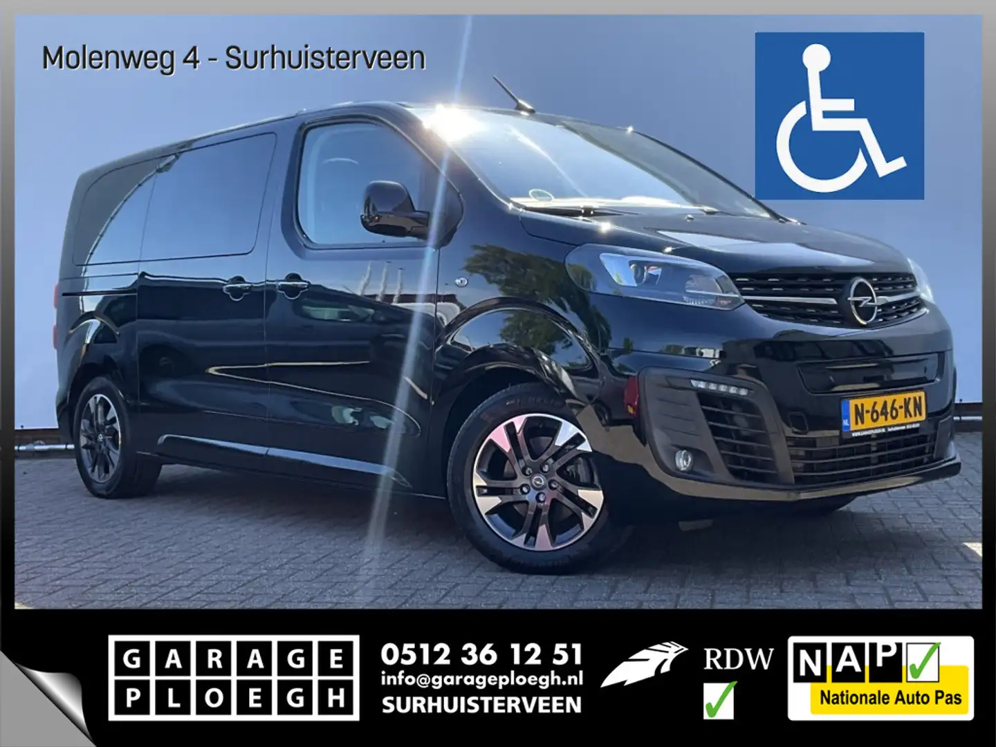 Citroen Spacetourer e 7-Pers Innovation Braun-Ability-Stoellift Invali Noir - 1