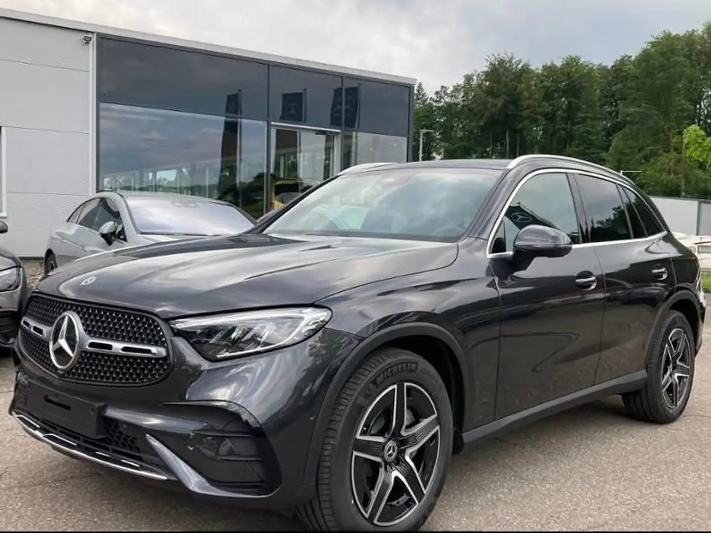 Mercedes-Benz GLC 200 AMG 4MATIC TETTO/TELECAM/SEDILIRISCAL/GANCIOTRAINO Grigio - 1