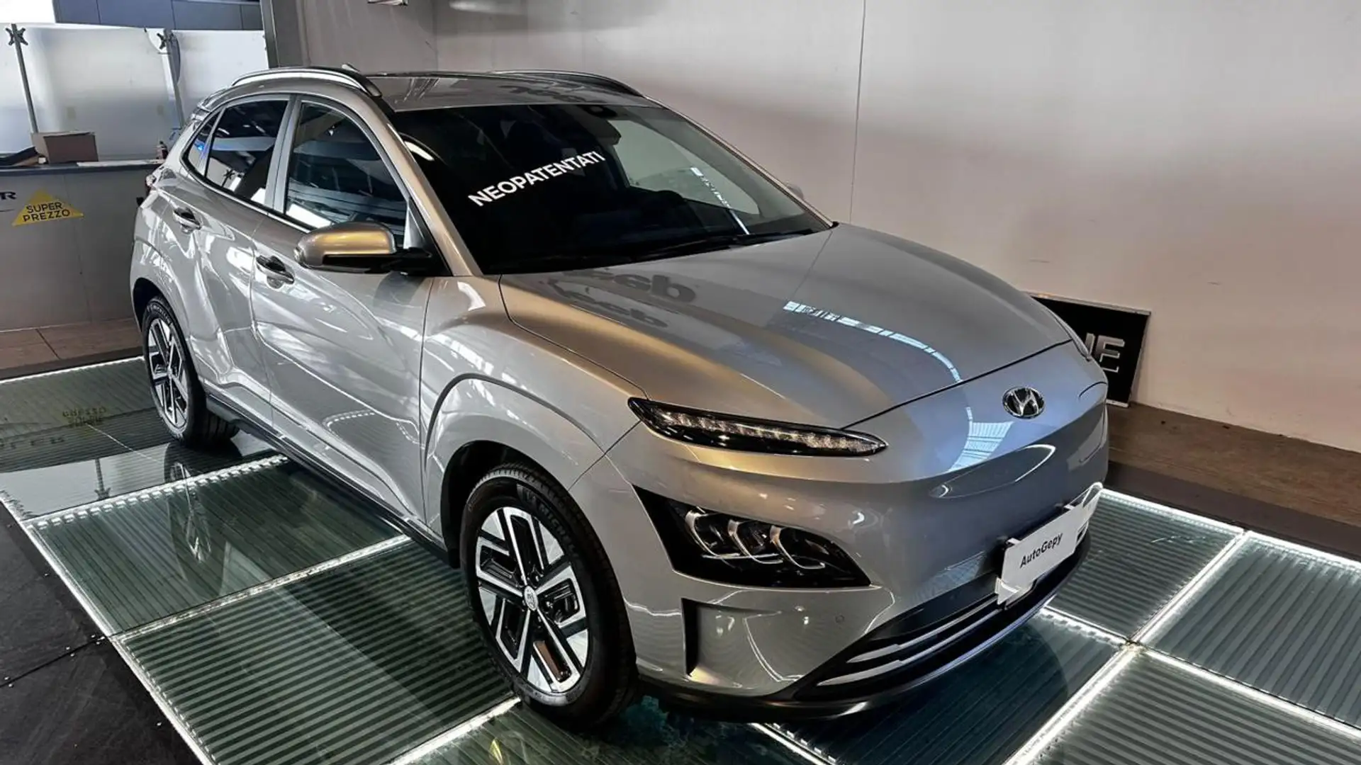 Hyundai KONA EV 39 kWh XLine"COME NUOVA !!!" Grigio - 1