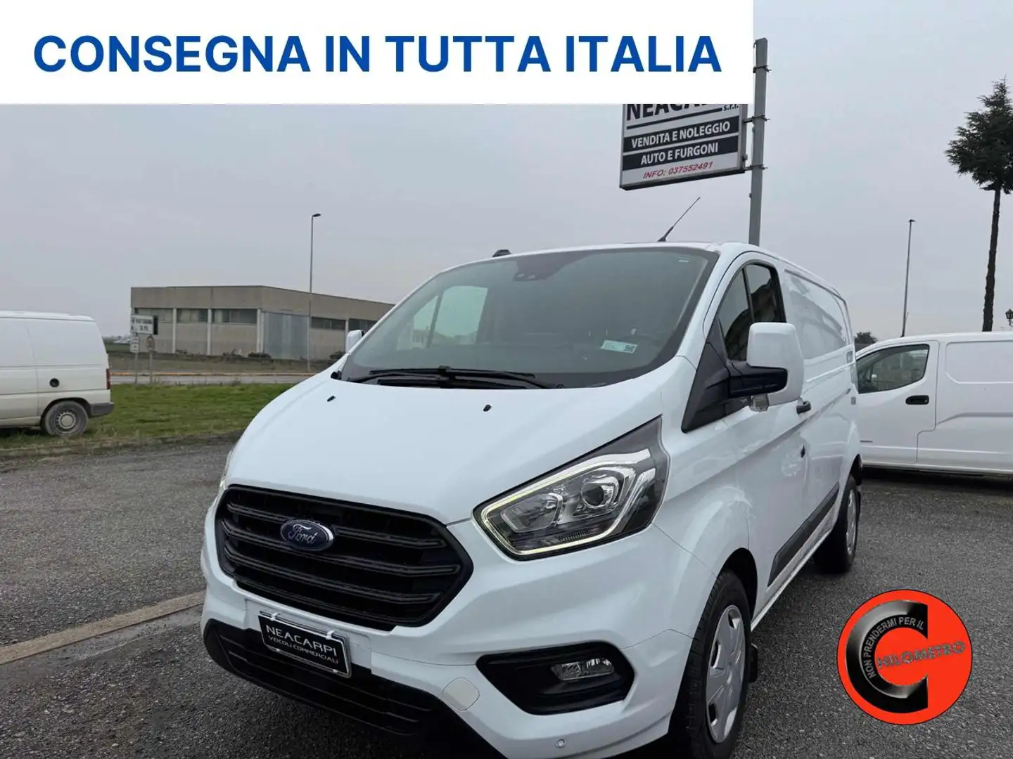 Ford Transit Custom 320 2.0 TDCI 131 CV L1H1-BLUETOOTH-CRUISE-SENSORI Bianco - 1