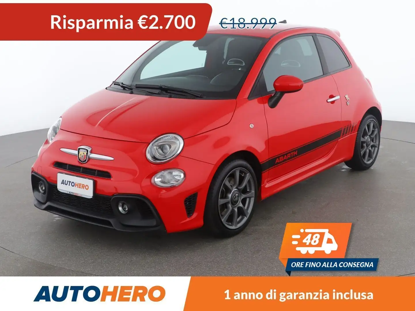 Abarth 595 1.4 Turbo Rosso - 1
