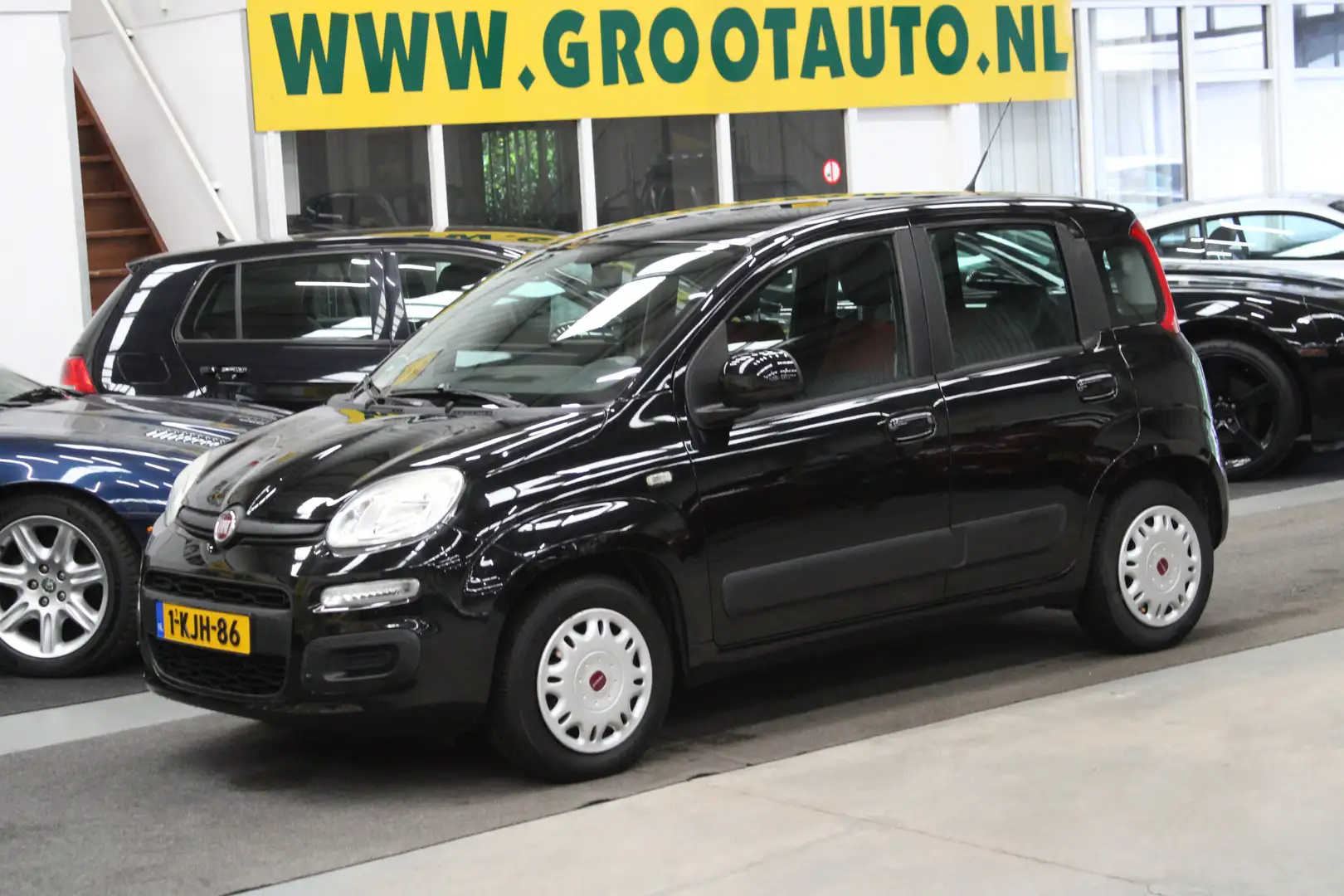 Fiat Panda 0.9 TwinAir Easy Volledig onderhouden, NAP, Airco, Zwart - 1