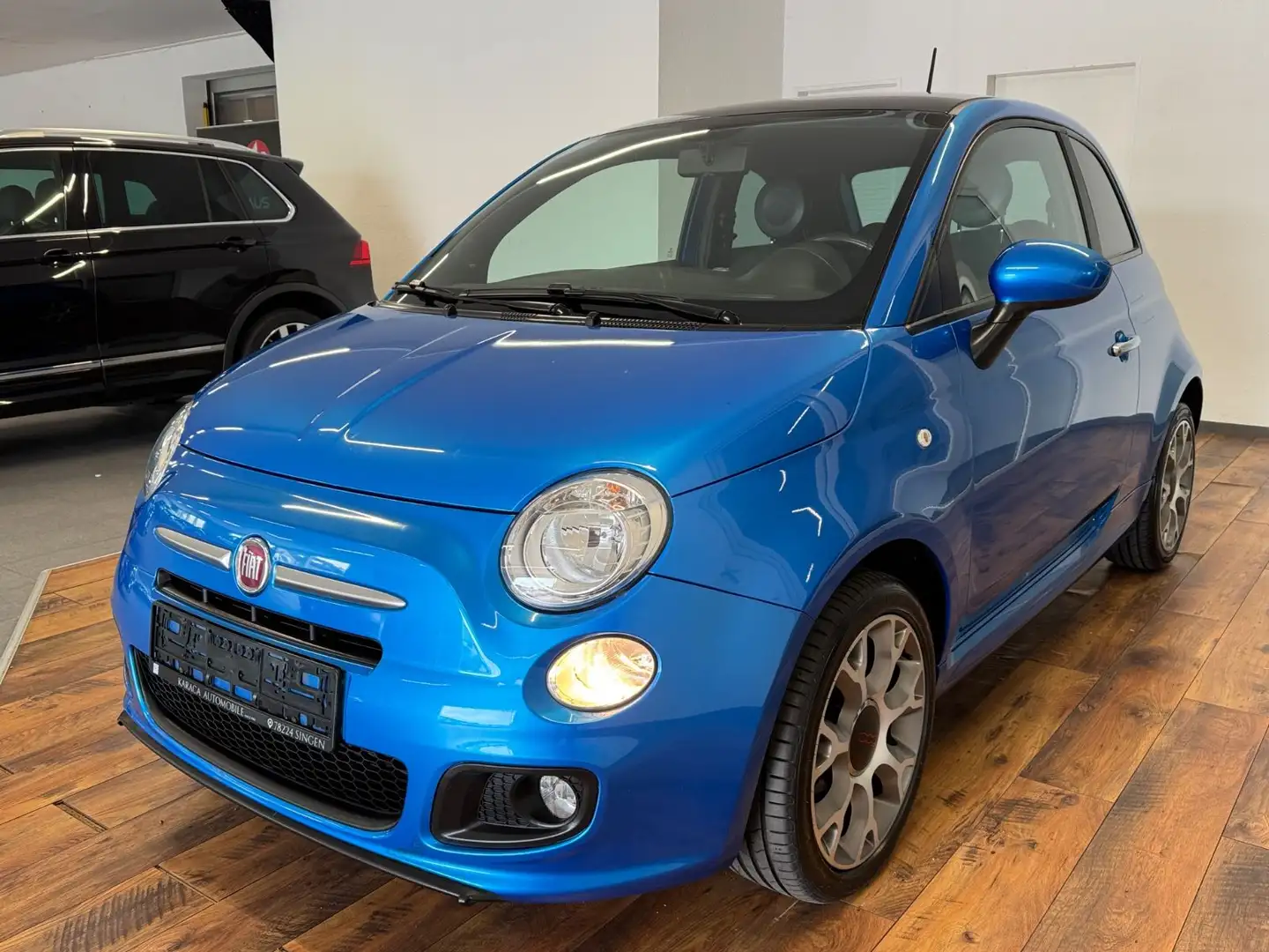 Fiat 500 S 1.2  NAVI.KLIMA.ALU.INTERSCOPE SOUND Bleu - 1