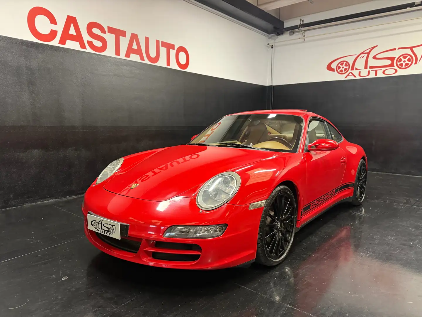Porsche 997 911 Coupe 3.8 Carrera 4S ASI TETTO TIP CARBONIO Rot - 2