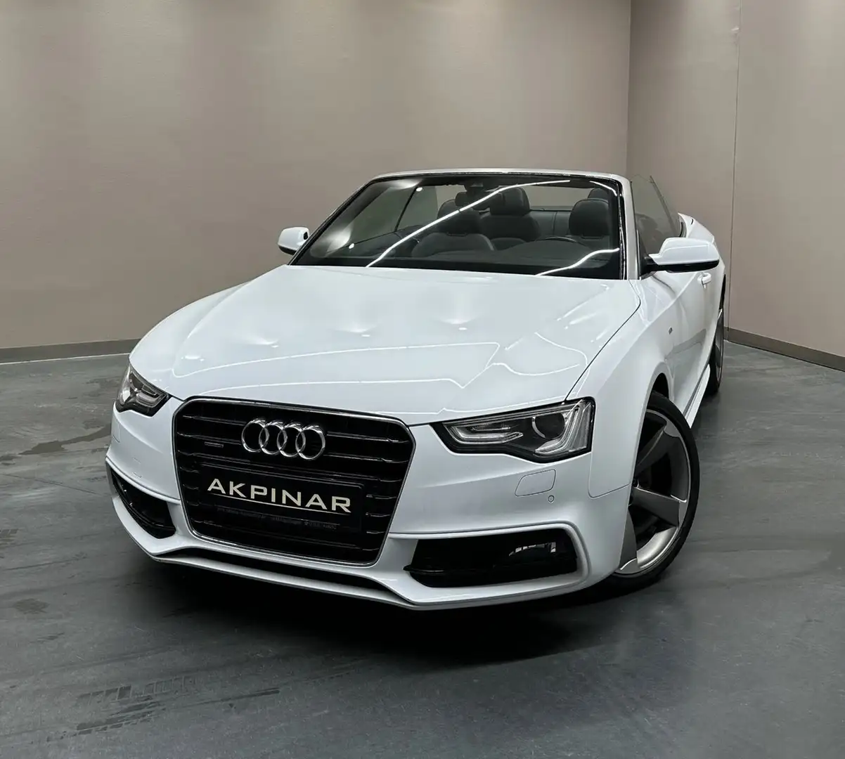 Audi A5 2.0 TFSI Cabrio ***S-LINE***B&O***19 ZOLL*** Weiß - 1
