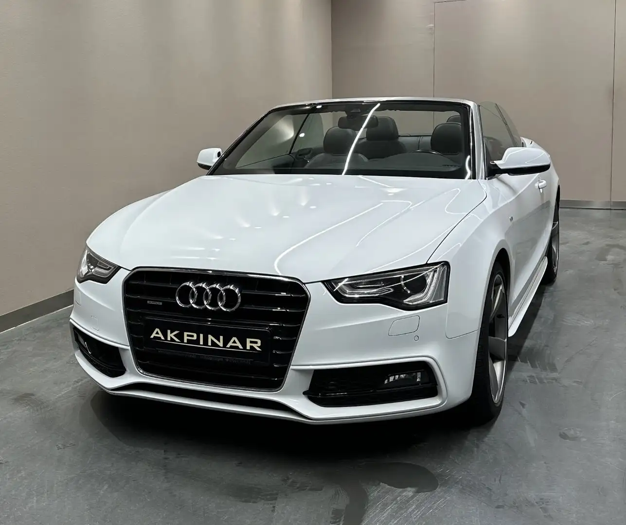 Audi A5 2.0 TFSI Cabrio ***S-LINE***B&O***19 ZOLL*** Weiß - 2