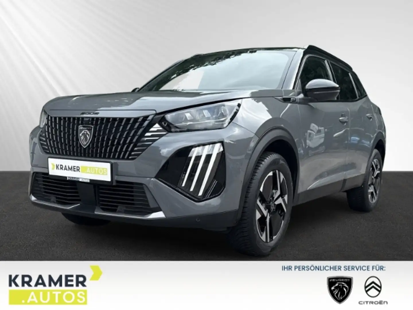 Peugeot 2008 GT 1.2 PureTech 130 EU6d*NAVI*LED*GJR*KEYLESS*360G Grey - 1