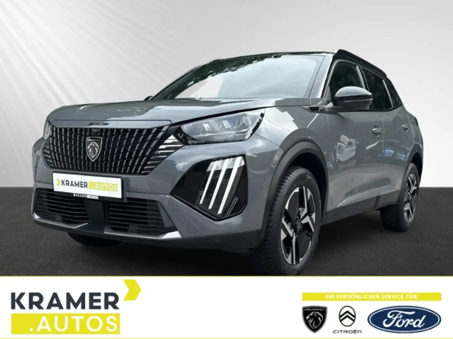Peugeot 2008 GT 1.2 PureTech 130 EU6d*NAVI*LED*GJR*KEYLESS*360G Grau - 1
