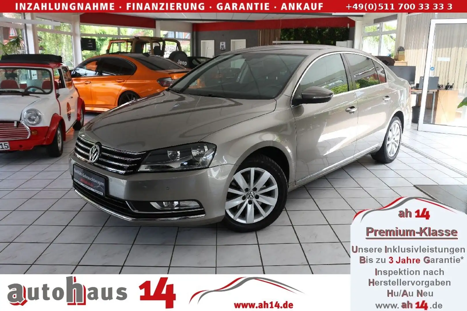 Volkswagen Passat 2.0 TDI - Automatik-Sitzheizung-Klima-Ga Bruin - 1