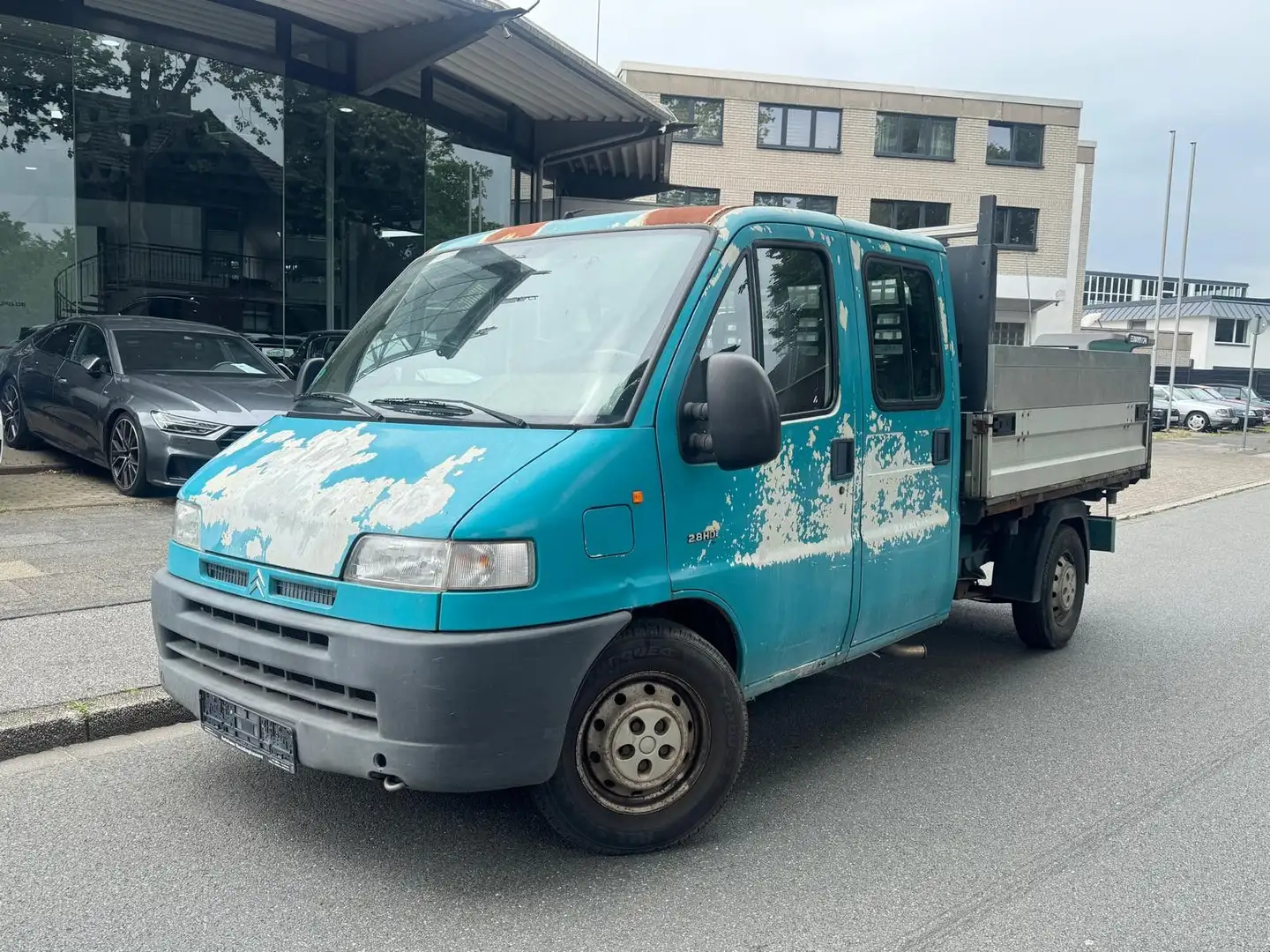 Citroen Jumper HDI LKW Kipper Kasten Elektrischer 2.Hand Blue - 1