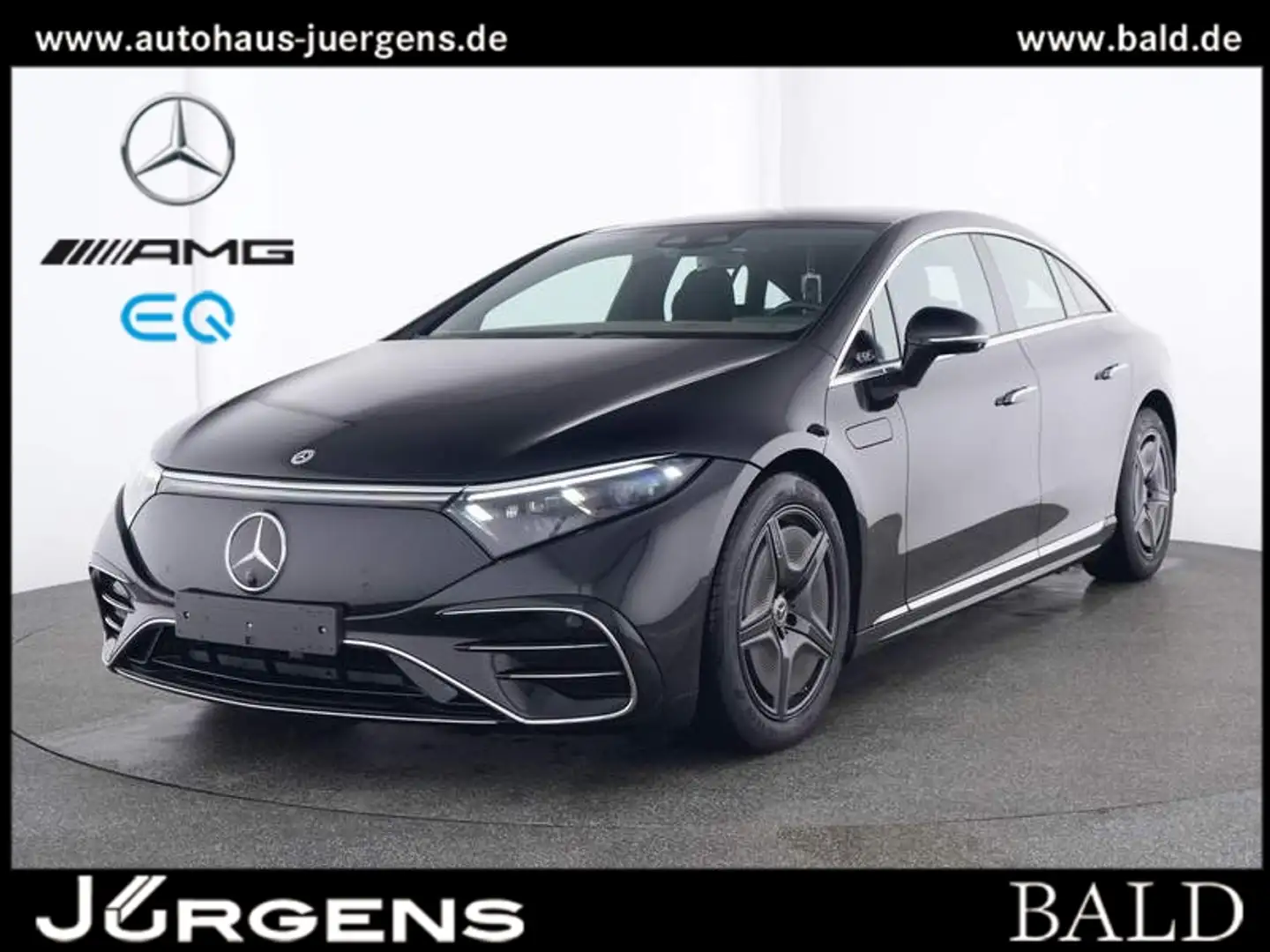 Mercedes-Benz EQS 350 AMG-Sport/360/Pano/Burm/Sitzklima/Distr Чорний - 2