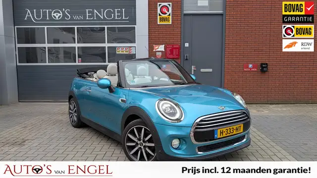 MINI Cooper Cabrio Mini 1.5 Chili/Garantie/Leder/Carplay/Stoelverwarm