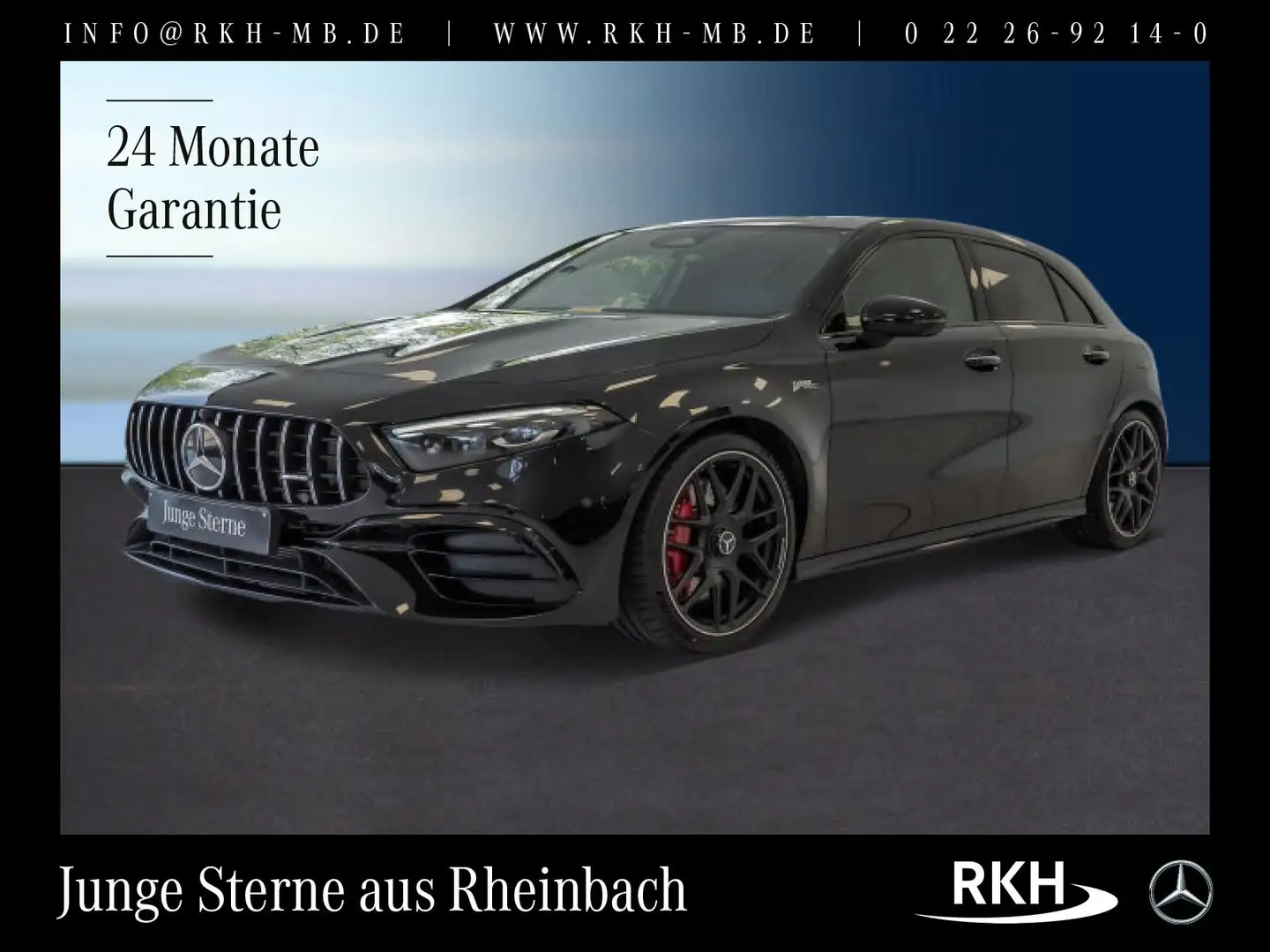 Mercedes-Benz A 45 AMG AMG A 45 S 4M+ Night/Perf.Sitze/Pano/360°/DrivP Noir - 1