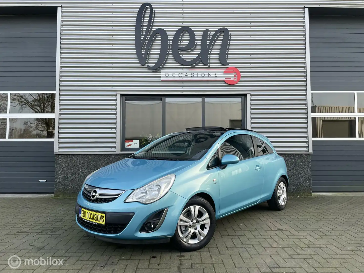Opel Corsa 1.2-16V Edition 1e Eig Airco Pano TOPSTAAT!!! Bleu - 1