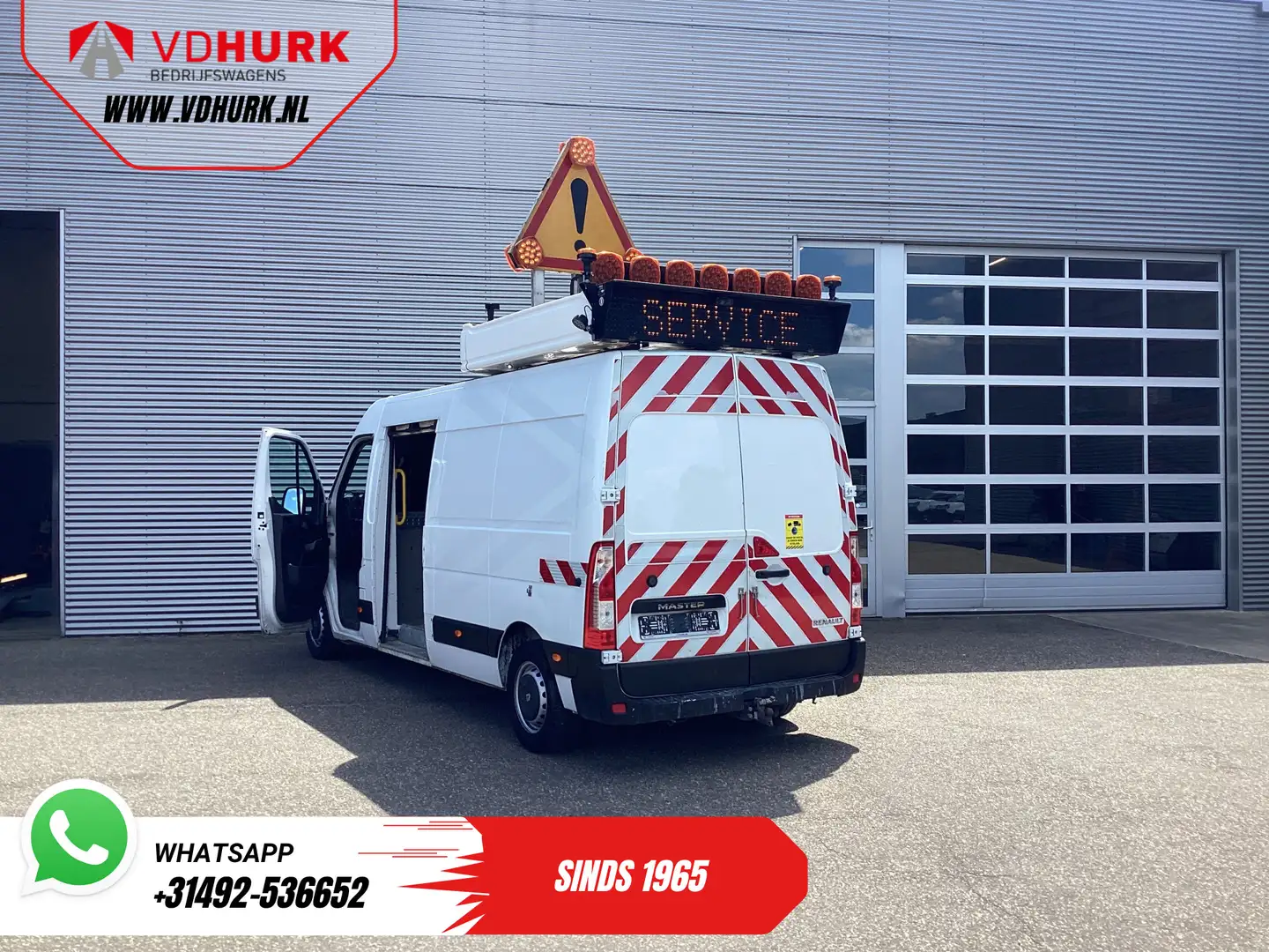 Renault Master 2.3 dCi 145 PK L3H2 EXPORT ONLY Chevron/ Safety/ A Bianco - 2