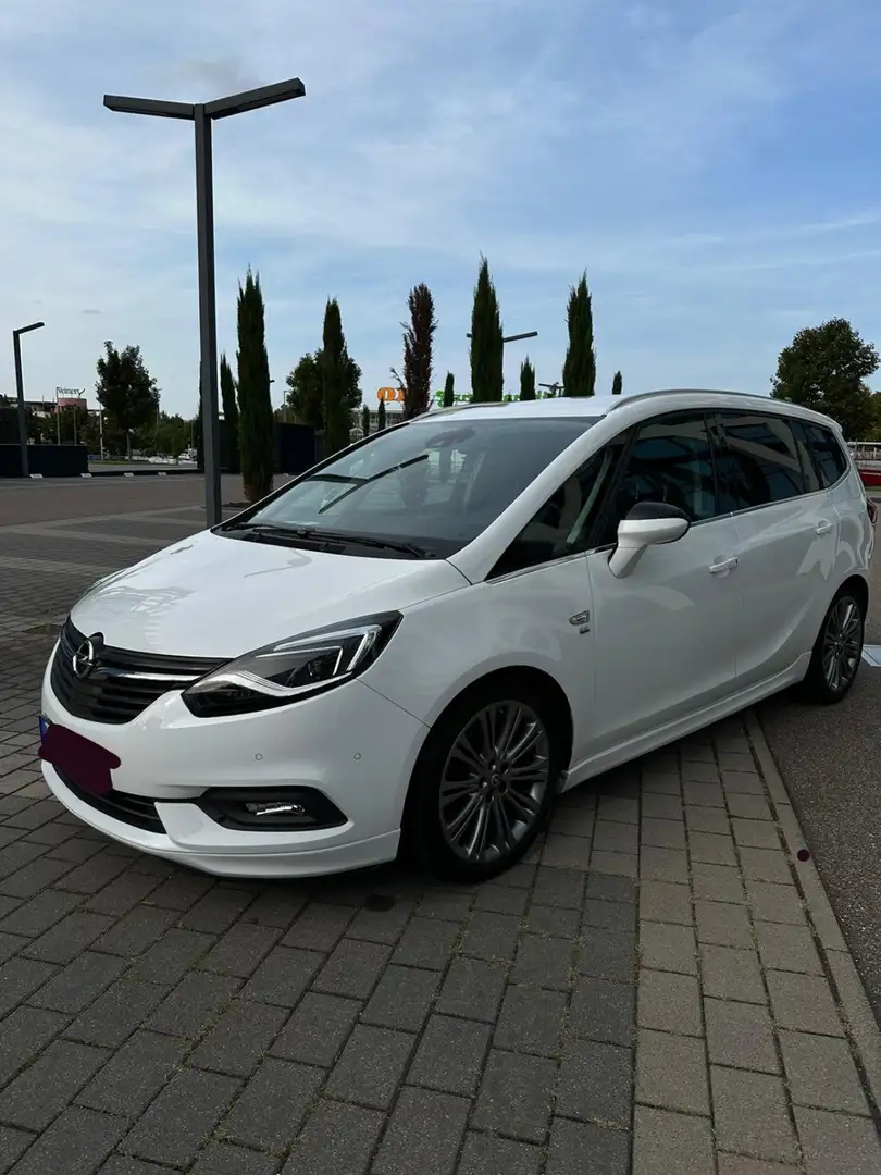 Opel Zafira Tourer OPC Line Blanc - 2
