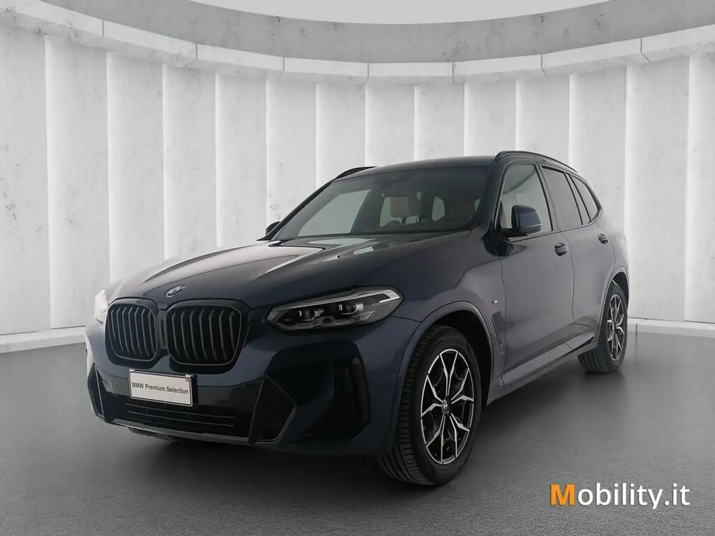 BMW X3 xdrive20d mhev 48V Msport auto Bleu - 1