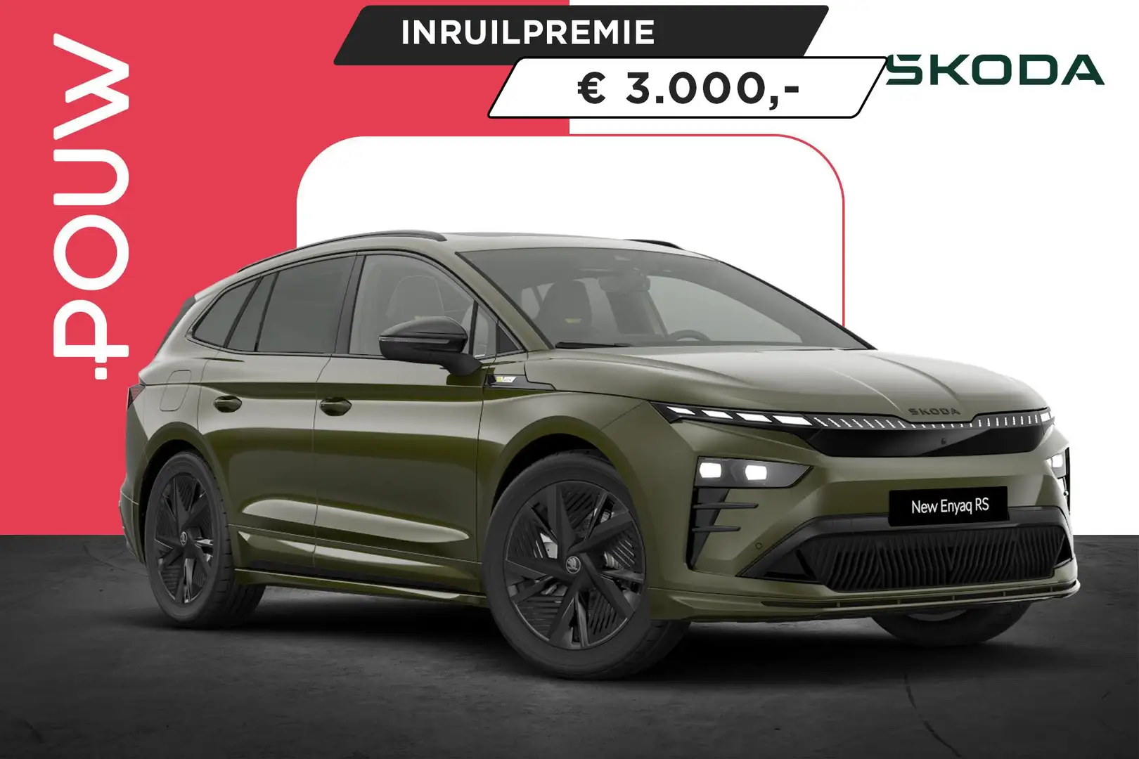 Skoda Enyaq 85X 340pk RS | Panoramadak | Trekhaak Groen - 1