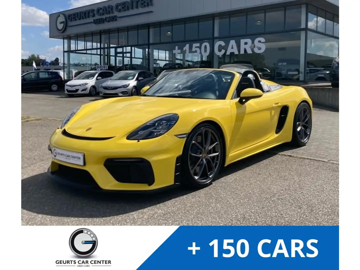 Porsche 718 Spyder Boxster 4.0i 420pk ! Jaune - 1