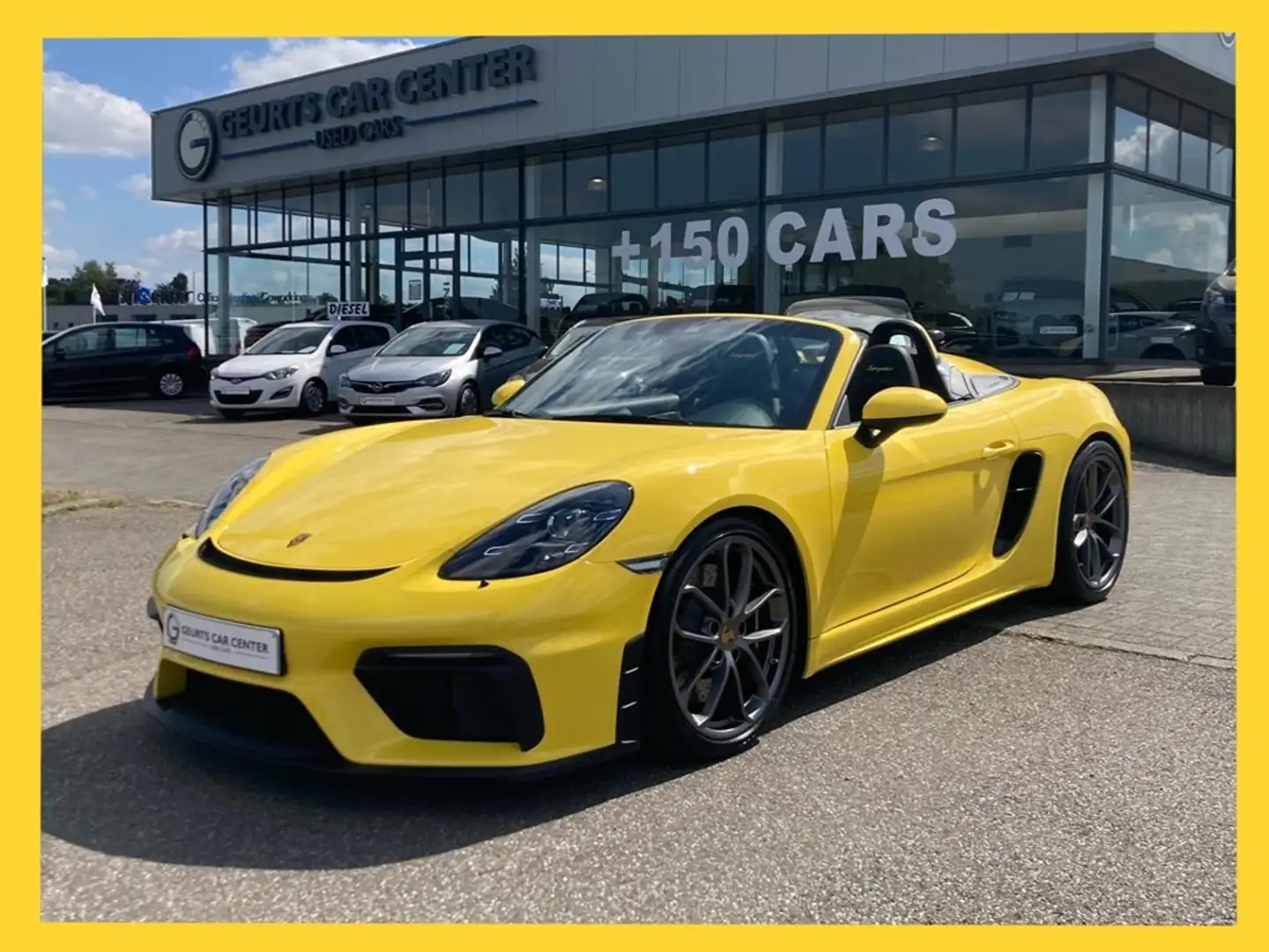 Porsche 718 Spyder Boxster 4.0i 420pk ! Jaune - 1