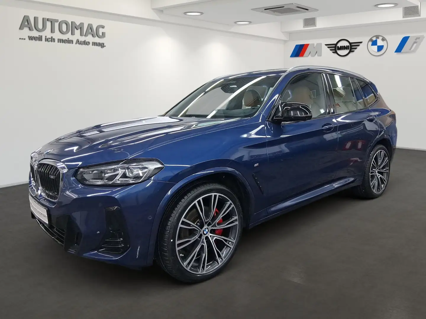 BMW X3 M 40d AHK*Panorama*DrivAssProf*ParkAssPlus*Standheiz Bleu - 1