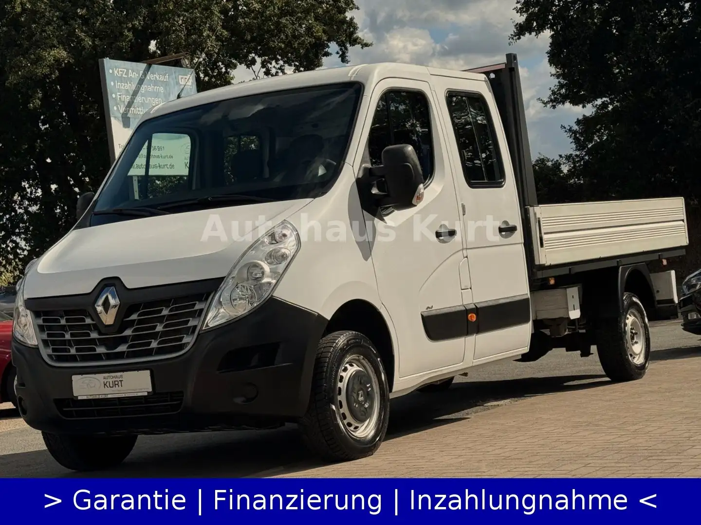 Renault Master III DoKa Pritsche L3H1 3,5t *4x4*TÜV NEU* Blanc - 2