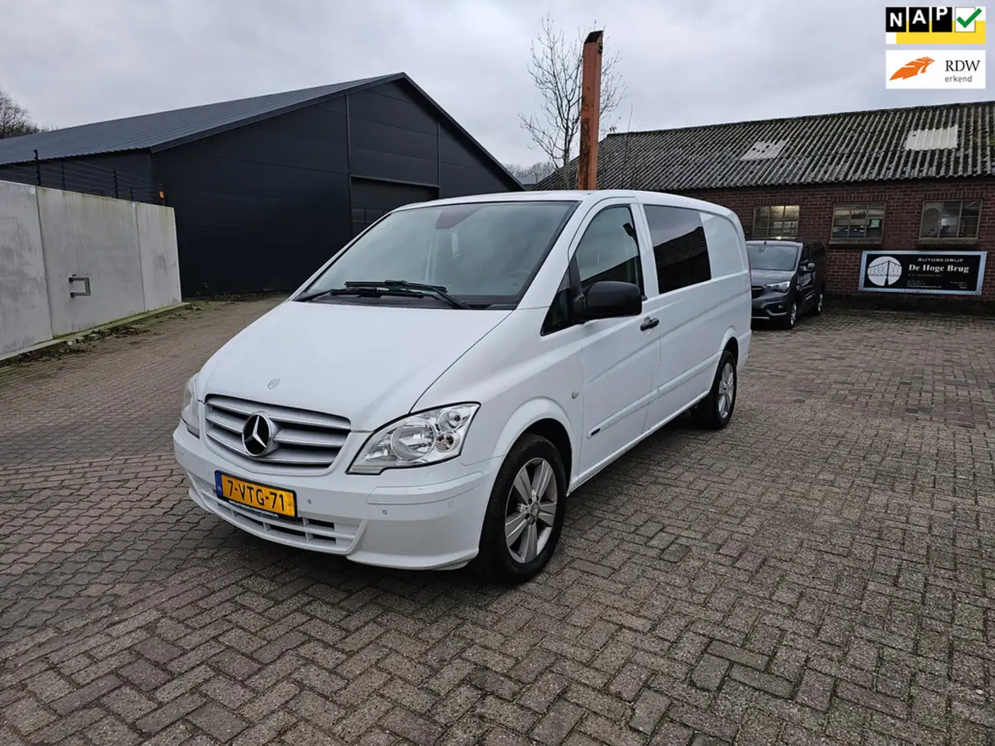 Mercedes-Benz Vito 110 CDI 320 Lang DC Luxe, Apk,Nap,Trekhaak, Wit - 1