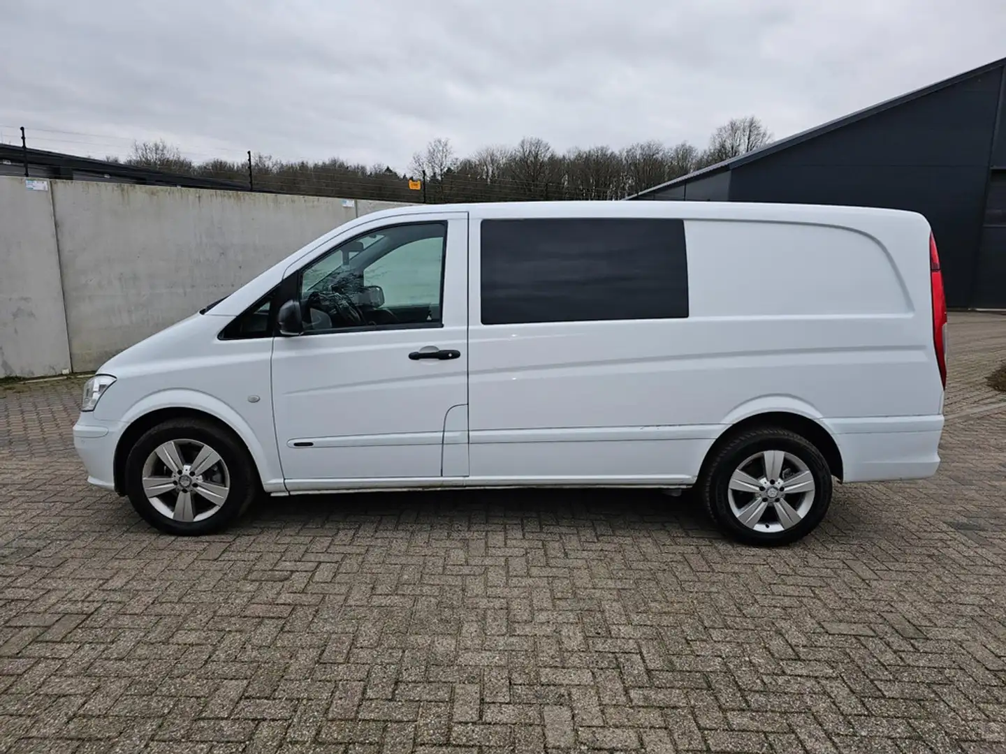 Mercedes-Benz Vito 110 CDI 320 Lang DC Luxe, Apk,Nap,Trekhaak, Wit - 2