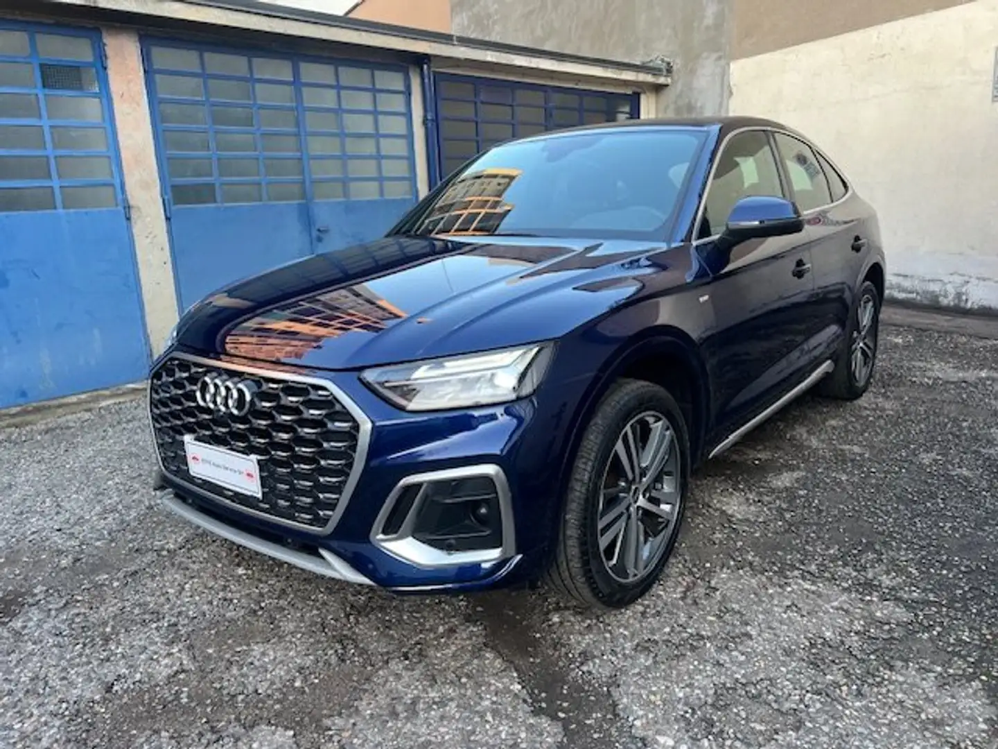 Audi Q5 Q5 I Sportback 45 2.0 tfsi mhev 12V S line quattro Bleu - 1