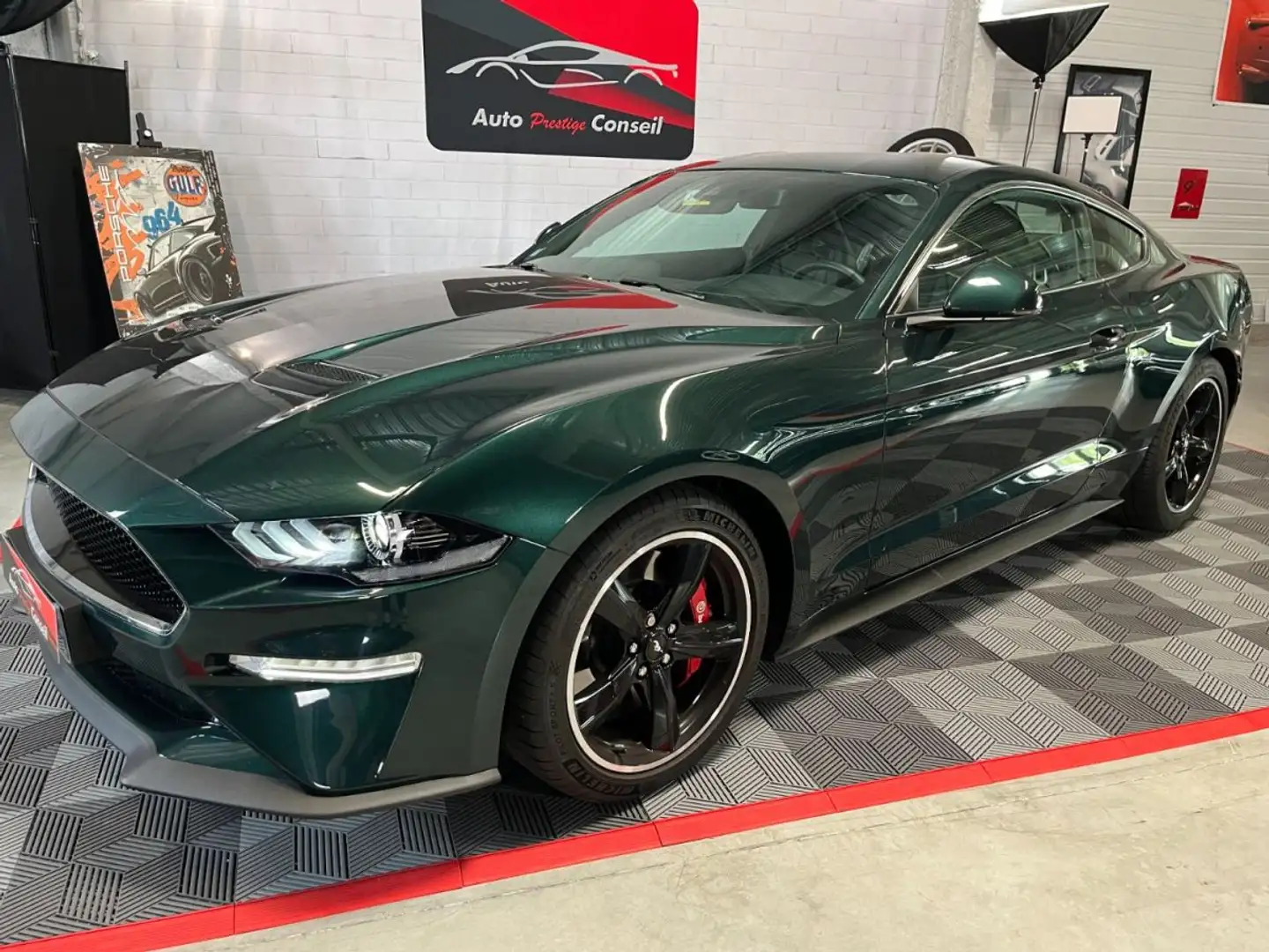 Ford Mustang V8 5.0 Bullitt Vert - 1