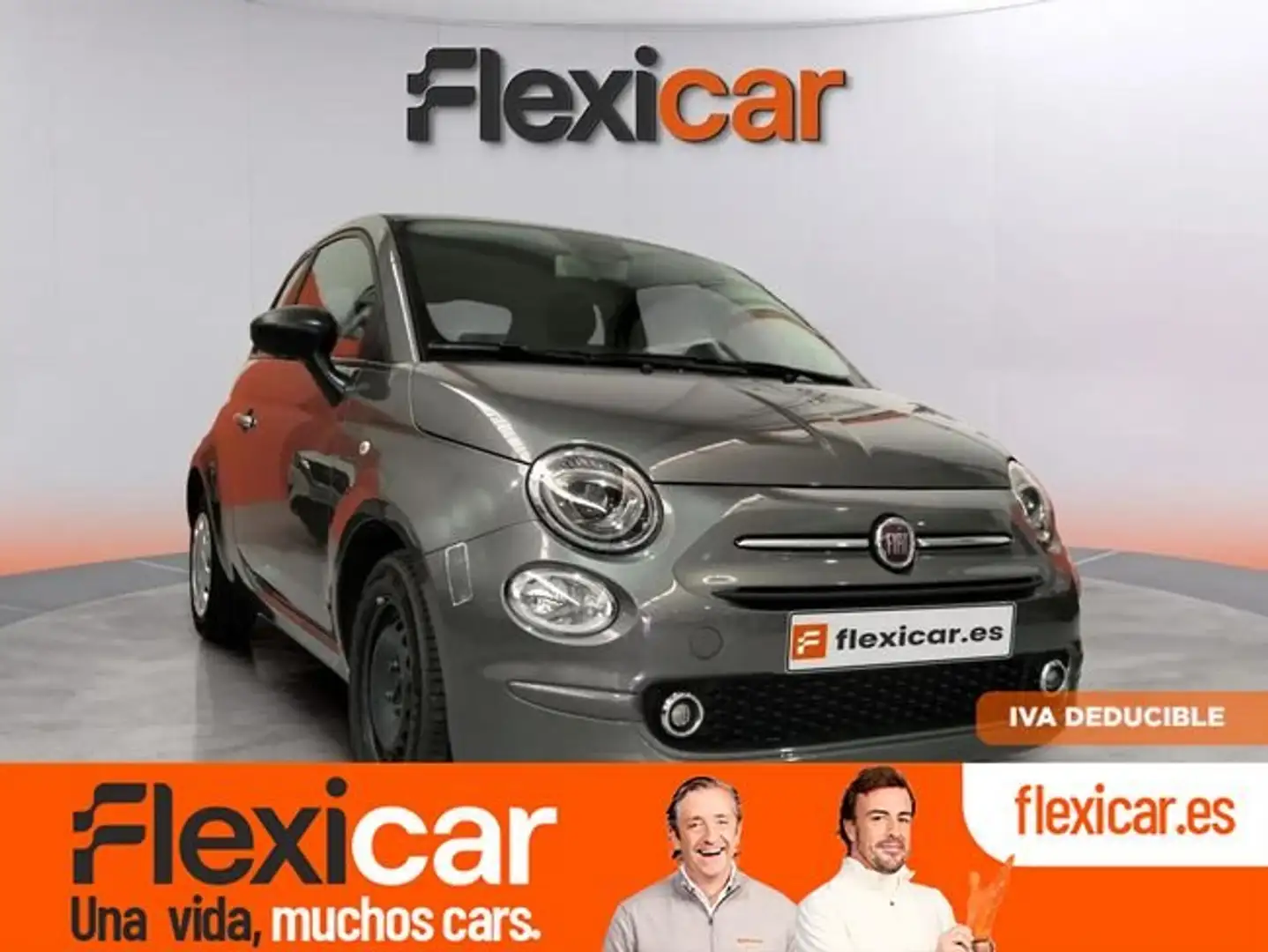 Fiat 500 Monotrim 1.0 Hybrid 51KW (70 CV) Gris - 1