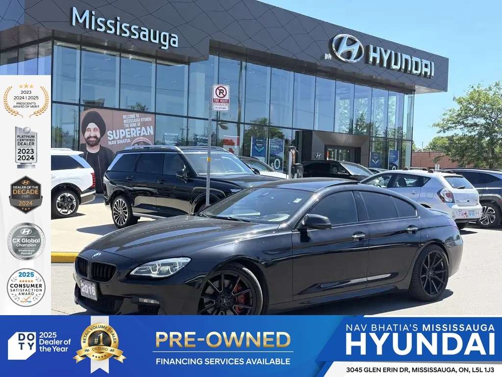Red 2016 BMW 6 Series Sedan All-Wheel Drive 8-Speed Automatic