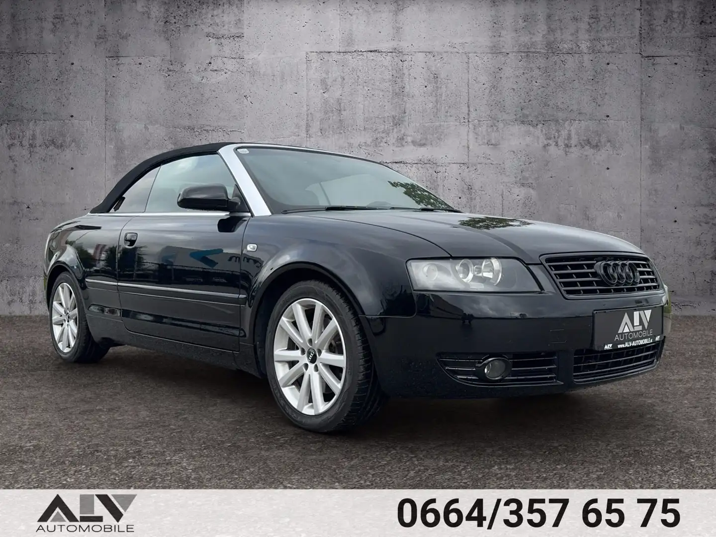 Audi A4 1.8 T Cabrio Schwarz - 1