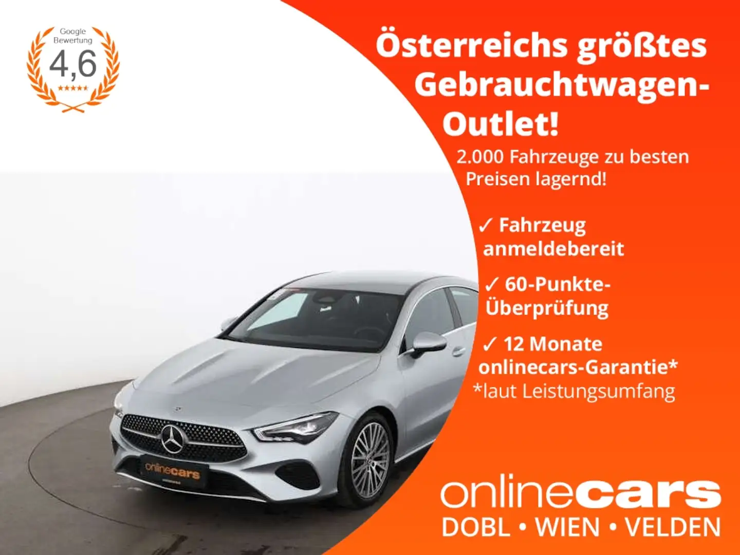 Mercedes-Benz CLA 180 d Progressive Aut LED NAVI ASSIST R-CAM Argintiu - 1