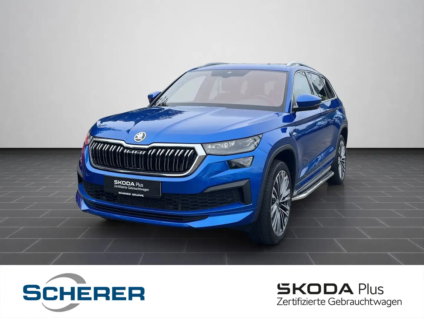 Skoda Kodiaq 2.0 TSI L&K 4x4 Navi, AHK, Pano, 360 Grad Blau - 1