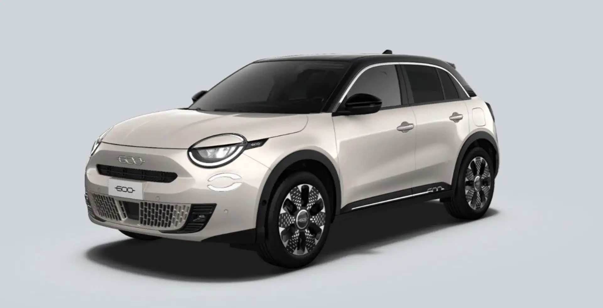 Fiat 600 La Prima Hybrid  145 PS NEU Bi Color schwarz Blau - 1