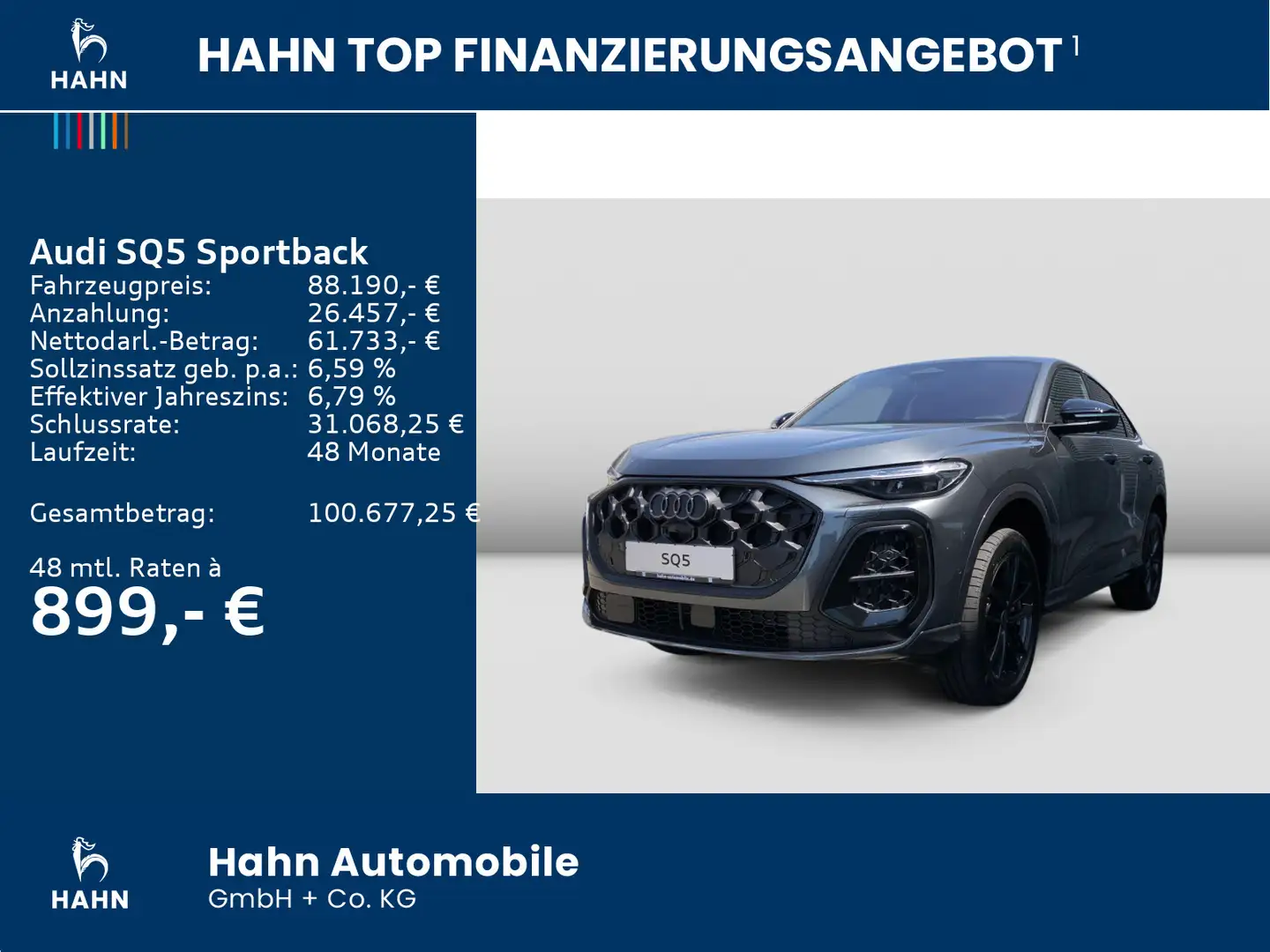 Audi SQ5 Sportback TFSI 270 kW S tronic Grau - 2