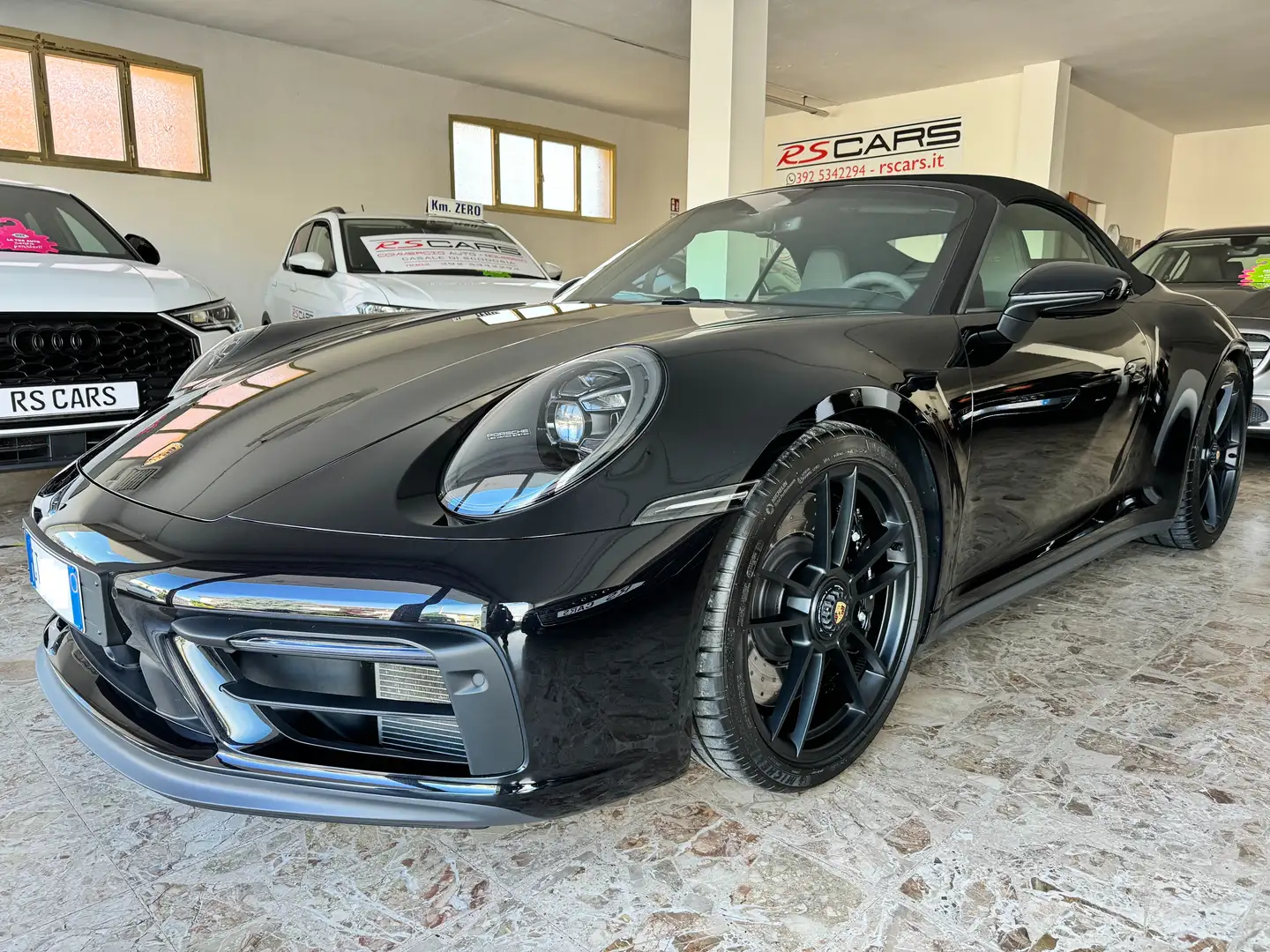 Porsche 992 Cabrio 3.0 Carrera 4 GTS auto Matrix PDCC Liftsist Nero - 1