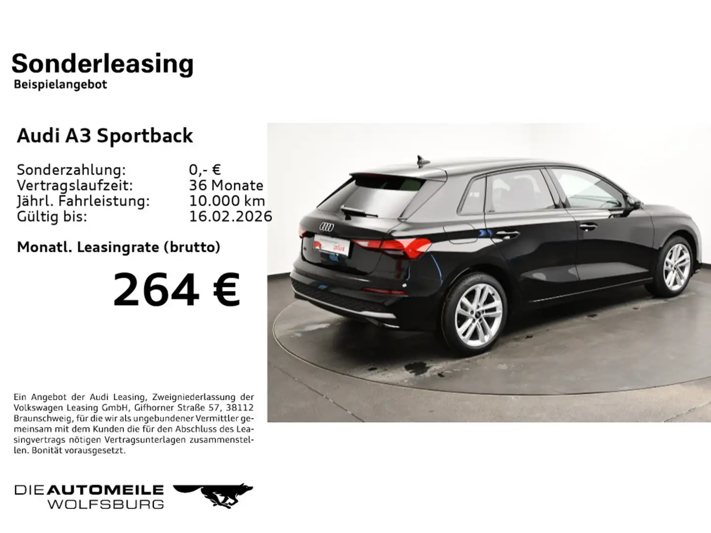 Audi A3 35 TFSI advanced el.VS/Rear View Schwarz - 2