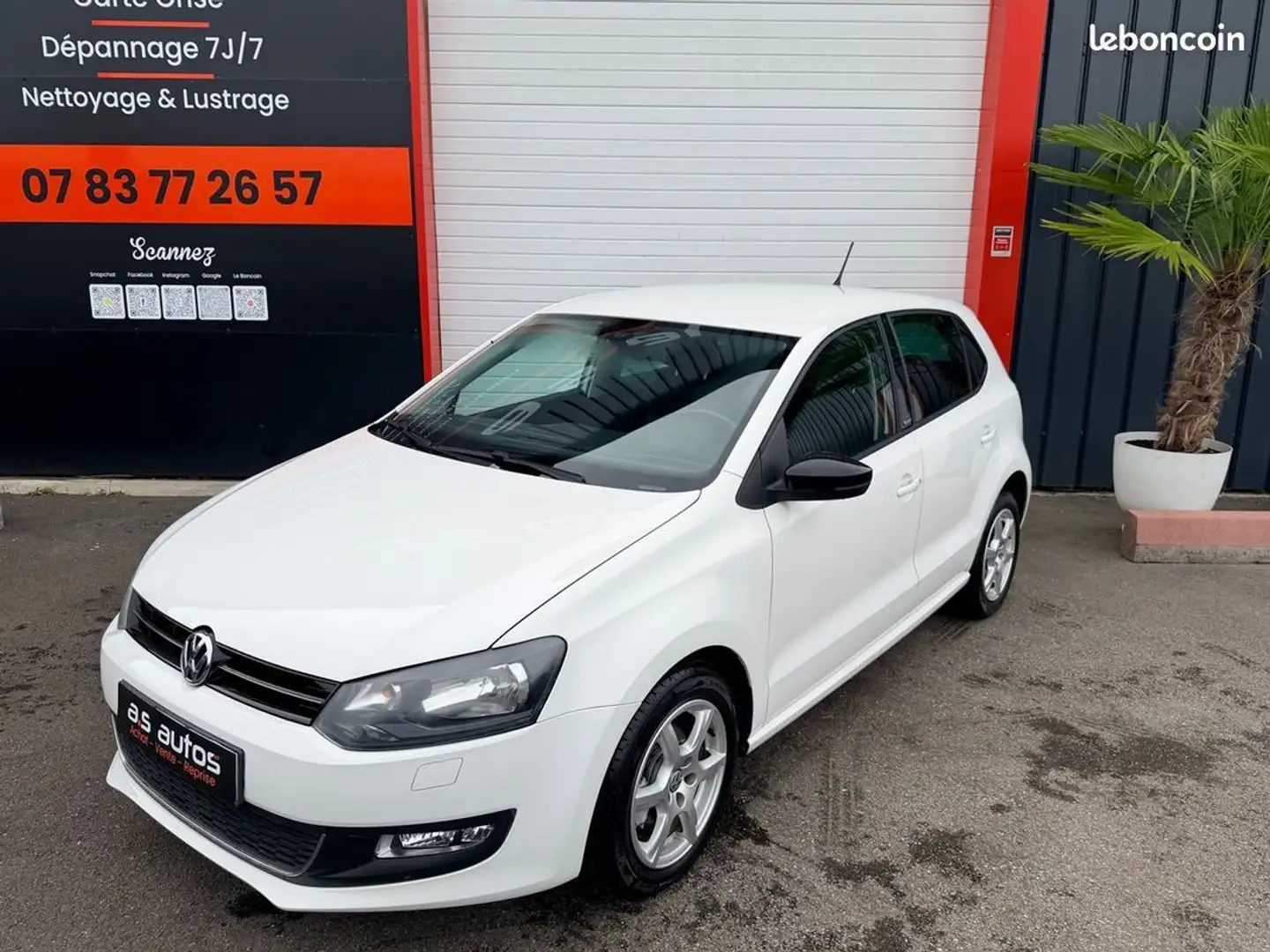 Volkswagen Polo V 1.2 70 CV FINITION STYLE GPS RÉGULATEUR CAR PLAY Blanc - 2