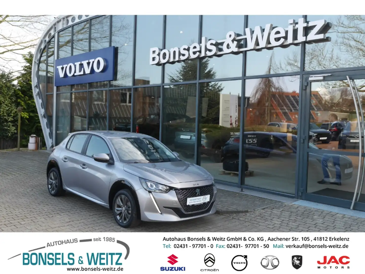 Peugeot 208 e-208 Active Pack Elektromotor 136 LED Apple CarPl Сірий - 1