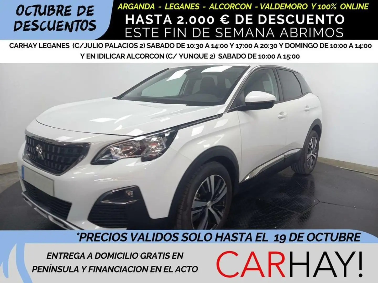 Peugeot 3008 ALLURE 1.5 HDI 130CV MT6 E6DT Wit - 1