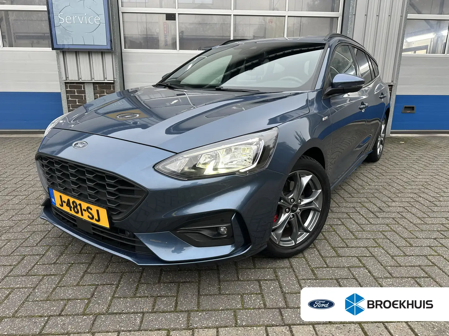 Ford Focus Wagon 1.5 150PK ST Line X Business AUTOMAAT | STOE Blauw - 1