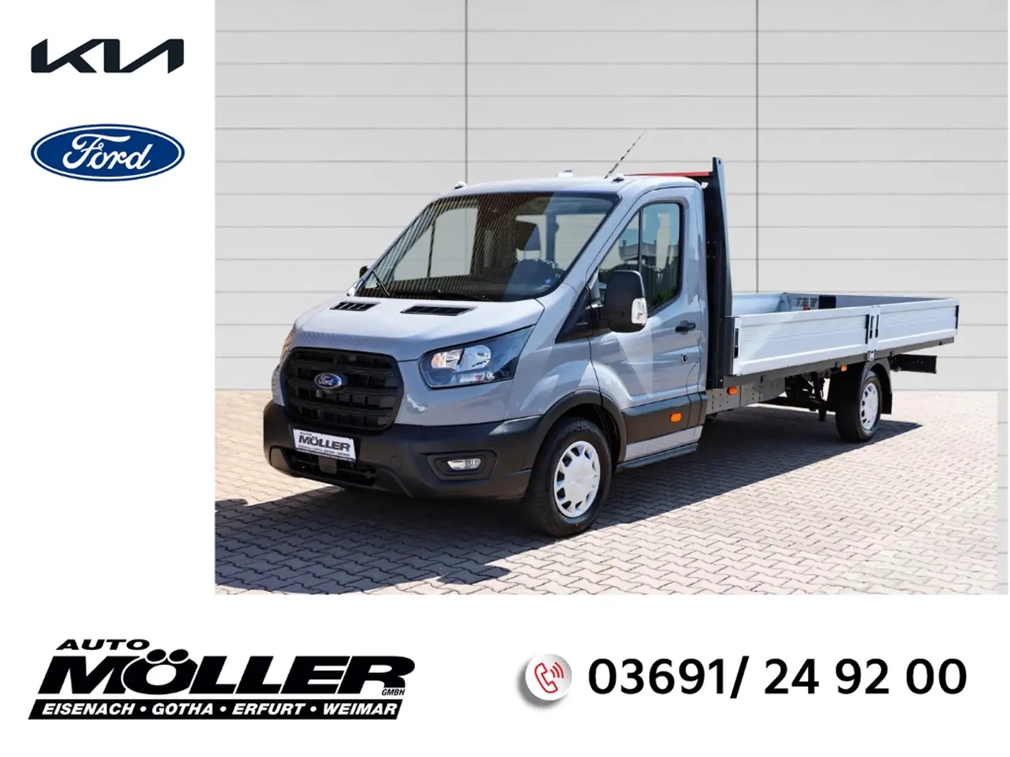 Ford Transit Pritsche 350 L5 EK Techno & Sitz Paket Grau - 1