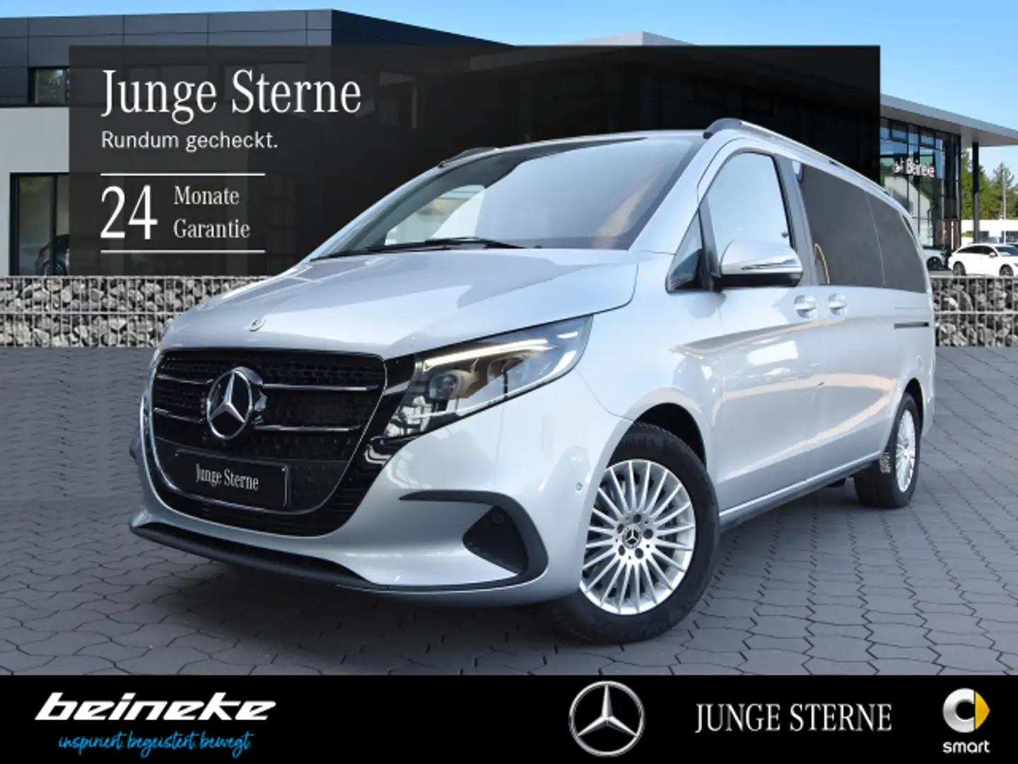 Mercedes-Benz V 250 V 250 d STYLE Lang Autom/AHK/Distr/Nav/Standheiz Silber - 1