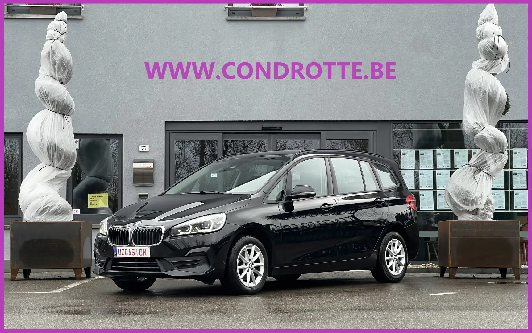 BMW 216 Grand Tourer 1.5 D (7 PLACES) Noir - 1